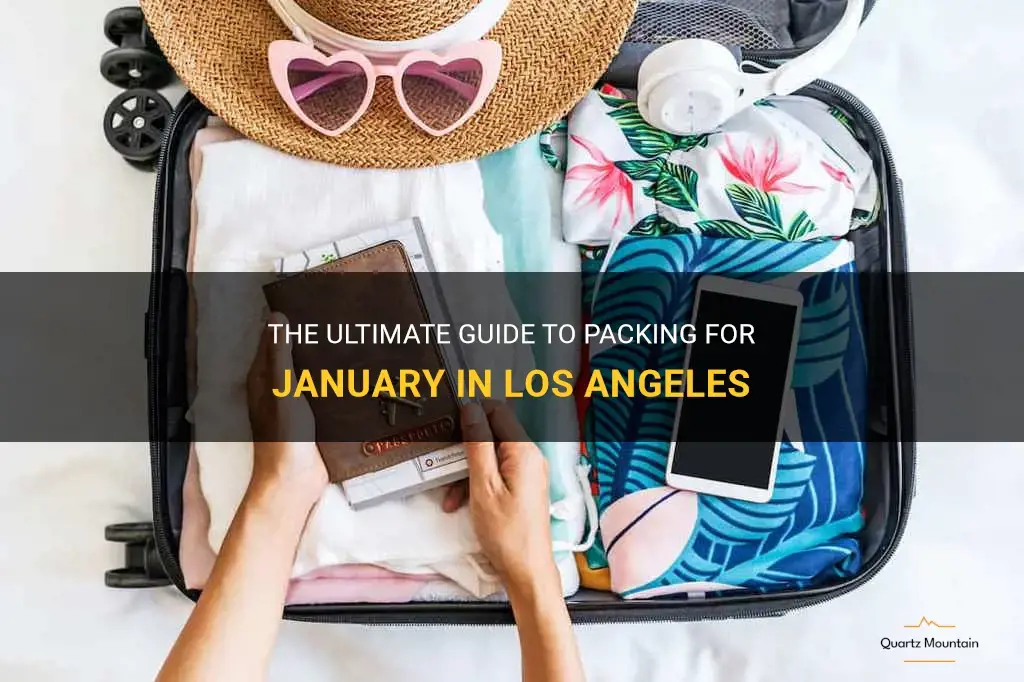 january in los angeles what to pack