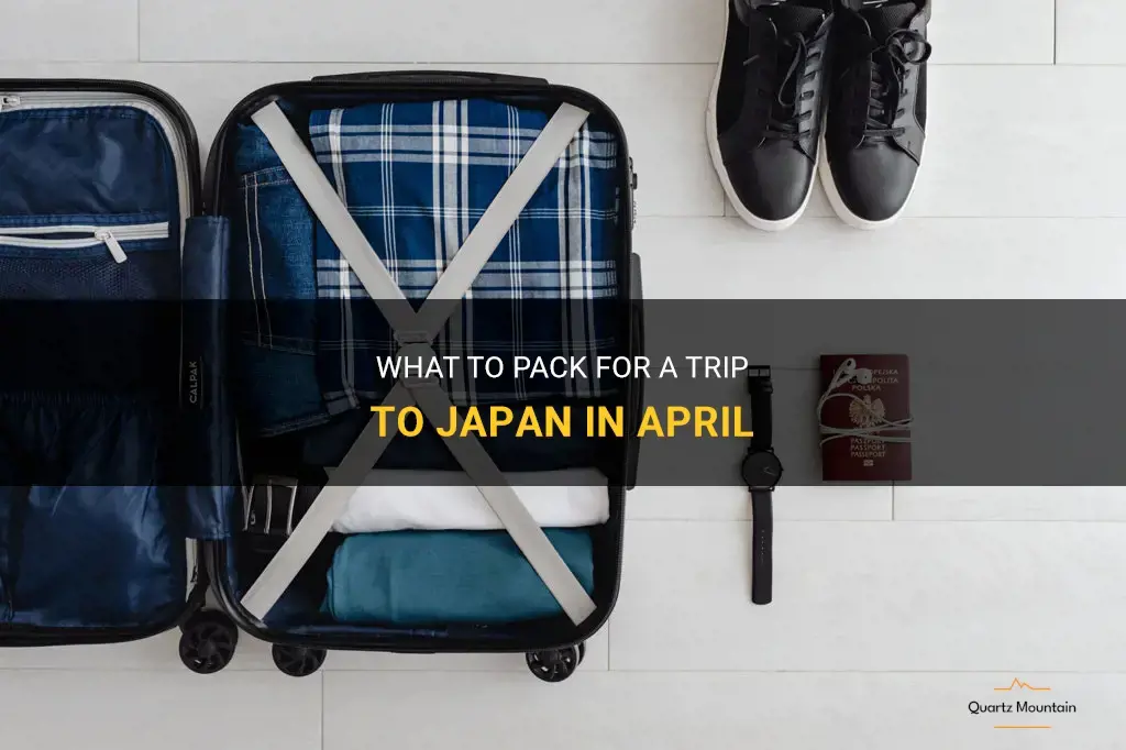japan in april what to pack