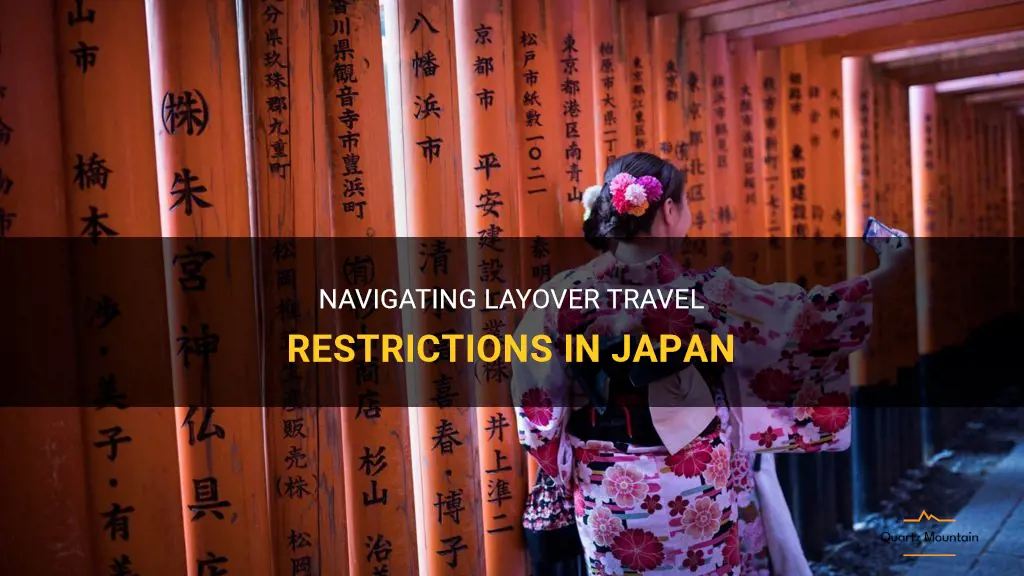 japan layover travel restrictions