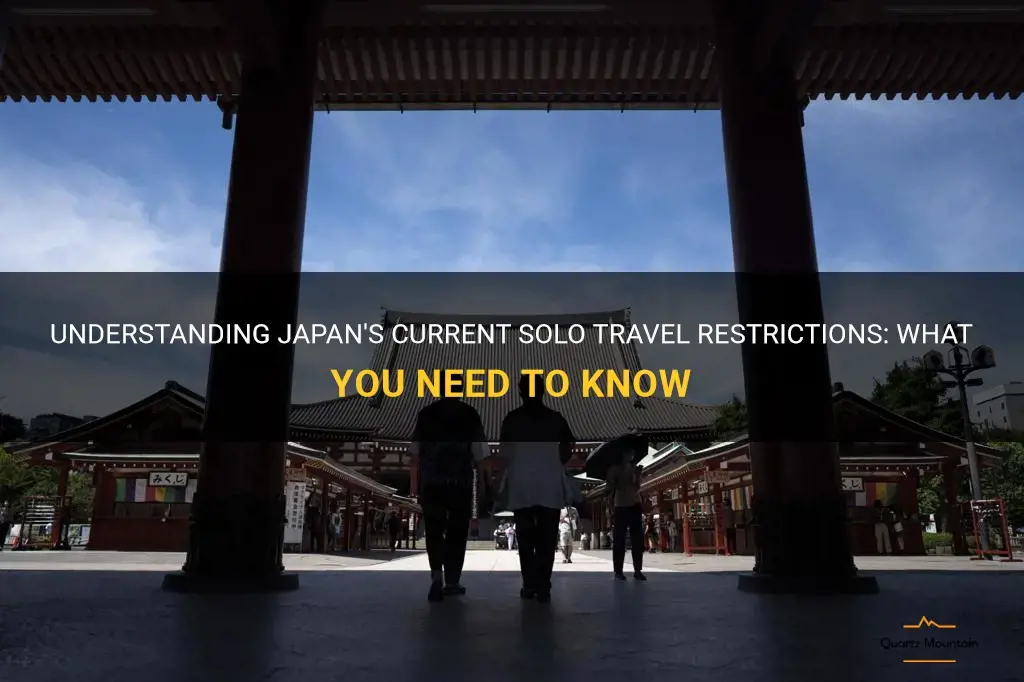 japan solo travel restrictions