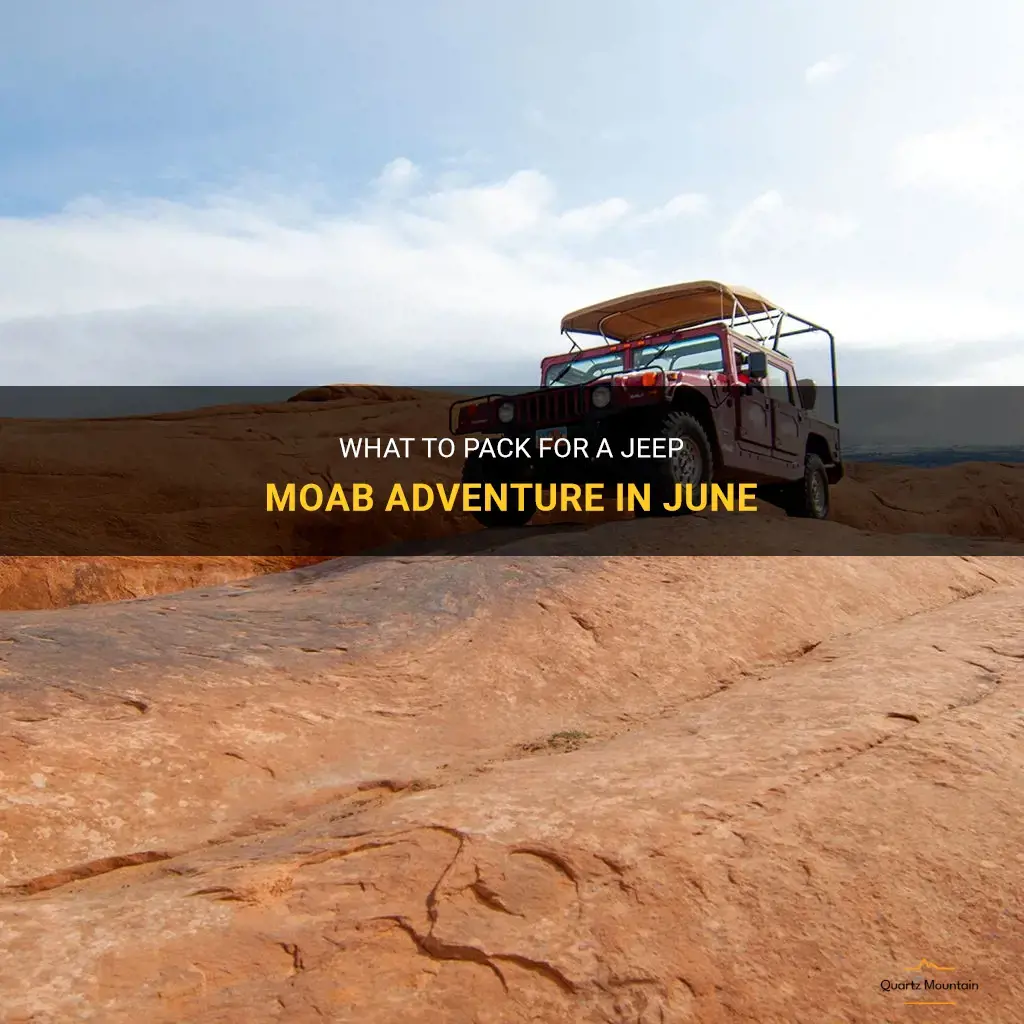 jeep moab in june what to pack