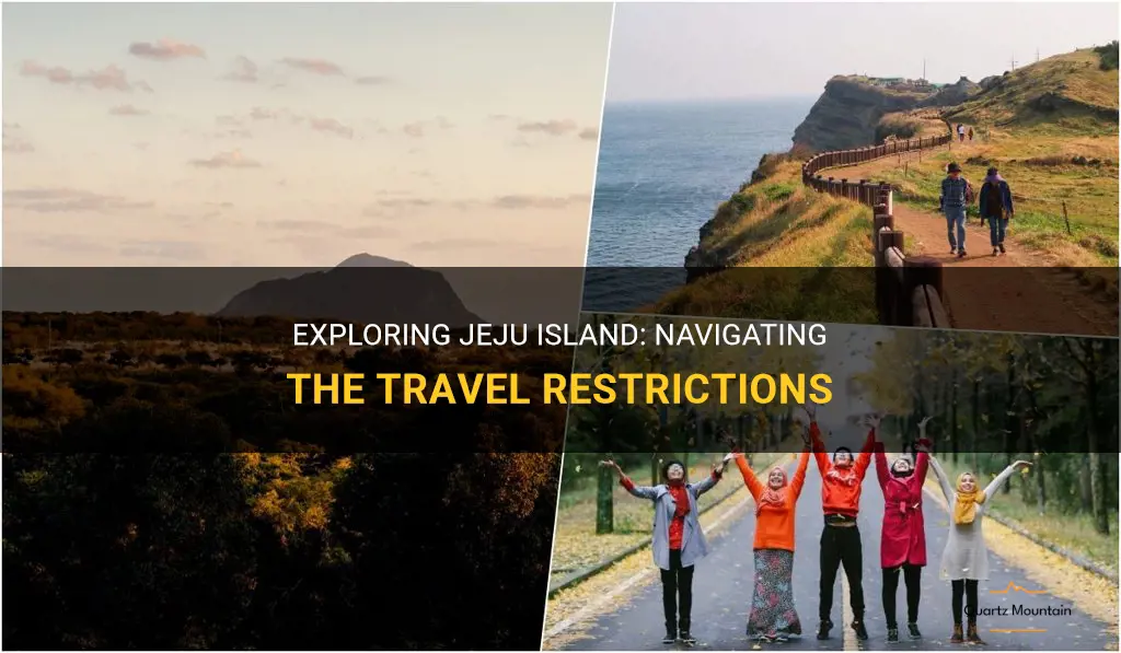 jeju island travel restrictions