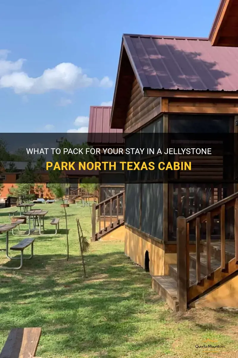 jellystone park north texas cabin what to pack