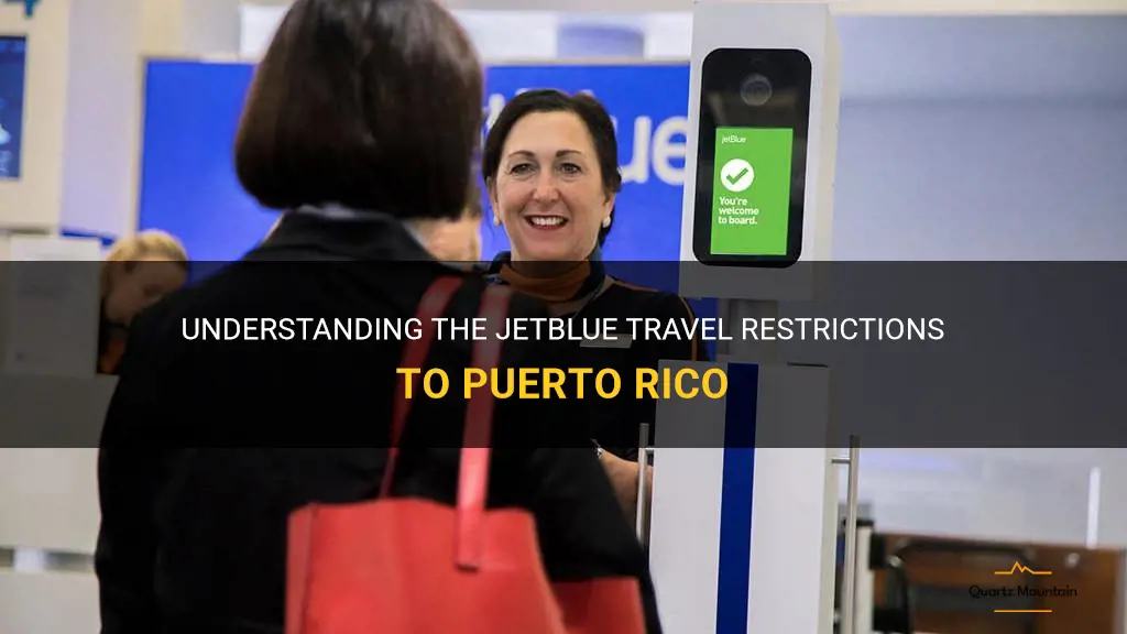 jetblue travel restrictions to puerto rico