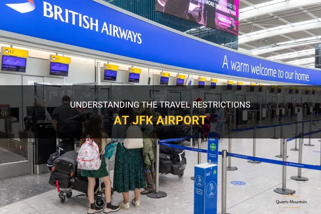 jfk airport travel restrictions