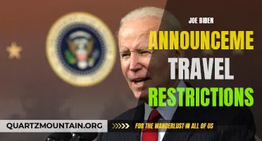 Joe Biden Announces New Travel Restrictions to Combat the Spread of COVID-19