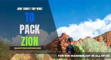 Essential Packing Tips for a June Family Trip to Zion National Park