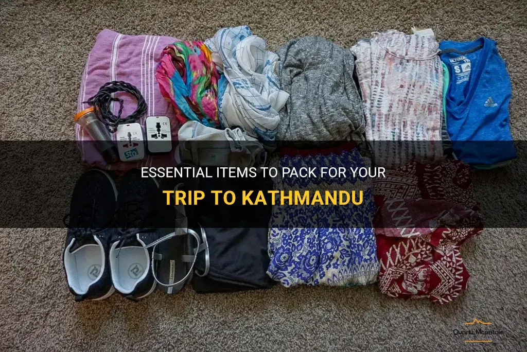 kathmandu what to pack