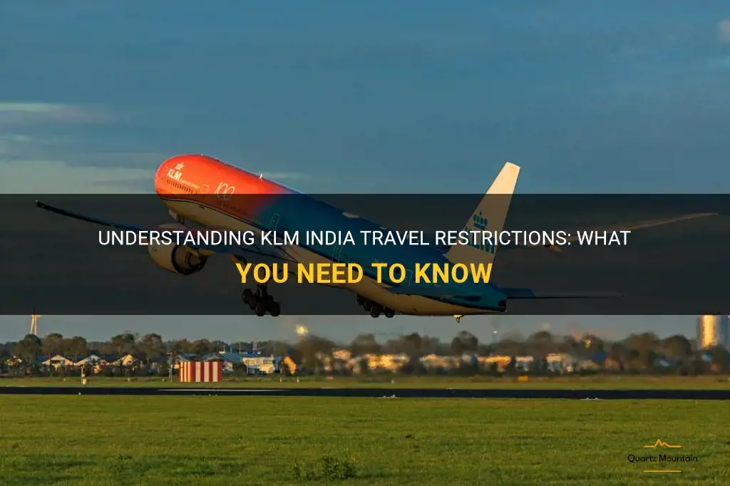 klm india travel restrictions