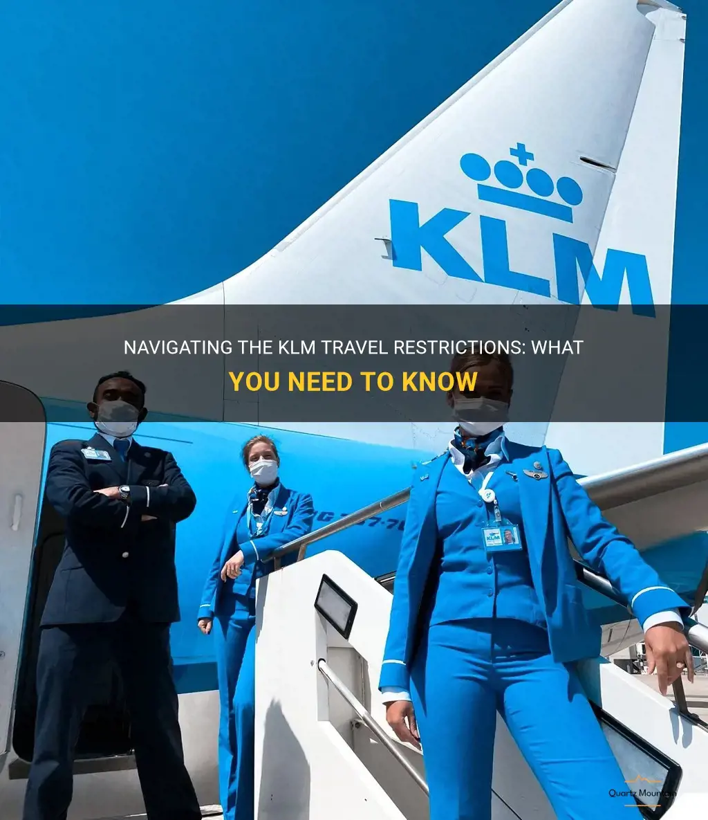 klm travel to usa requirements