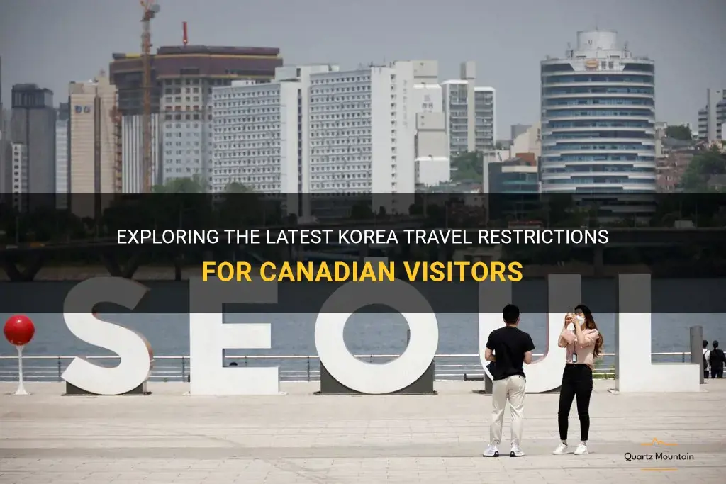 korea travel restrictions canada