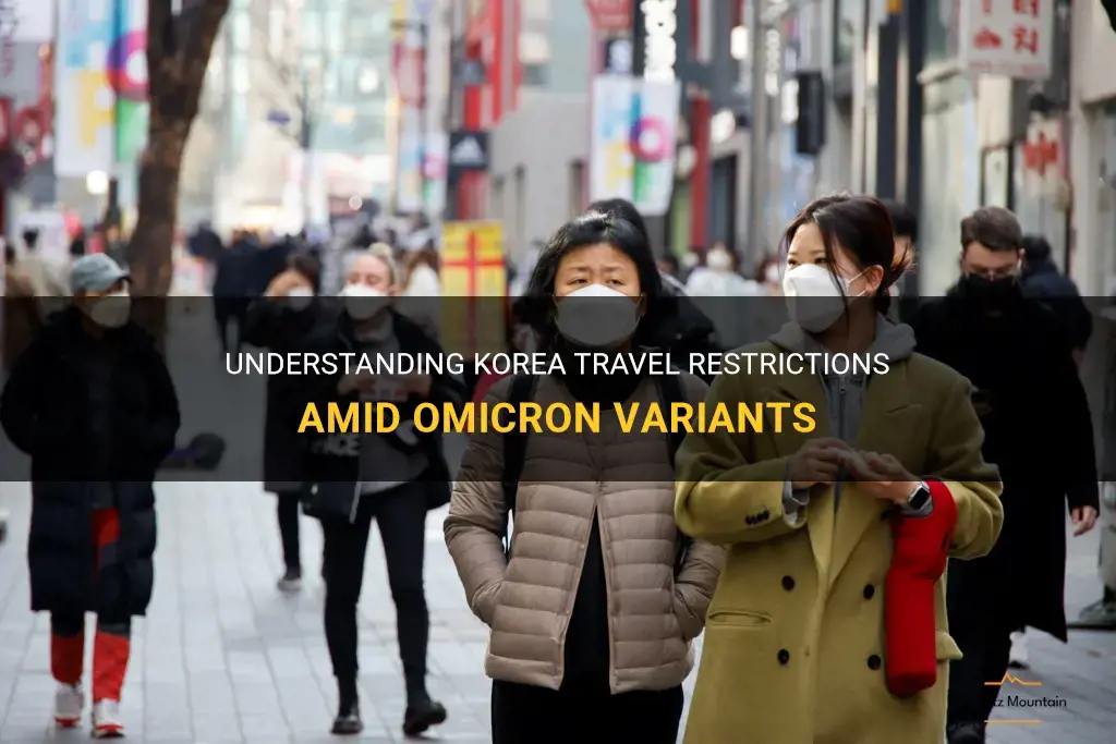 korea travel restrictions omicron