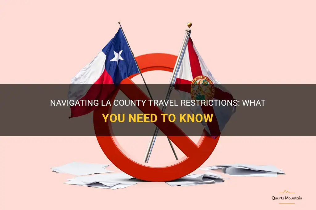 lacounty travel restrictions