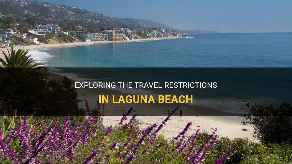 laguna beach travel restrictions