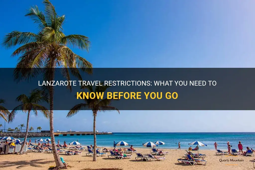 travel restrictions lanzarote from ireland