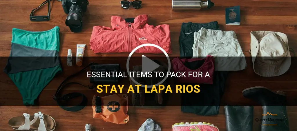 lapa rios what to pack