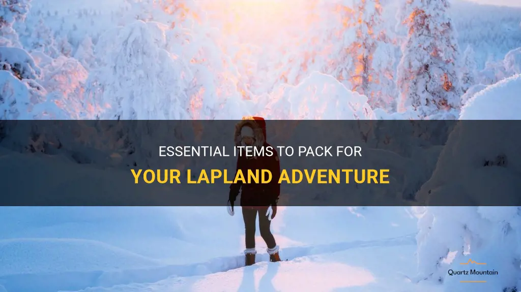 lapland what to pack