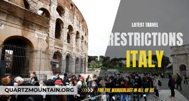 Exploring the Latest Travel Restrictions in Italy