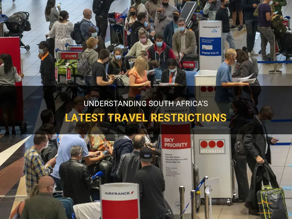travel restrictions in south africa