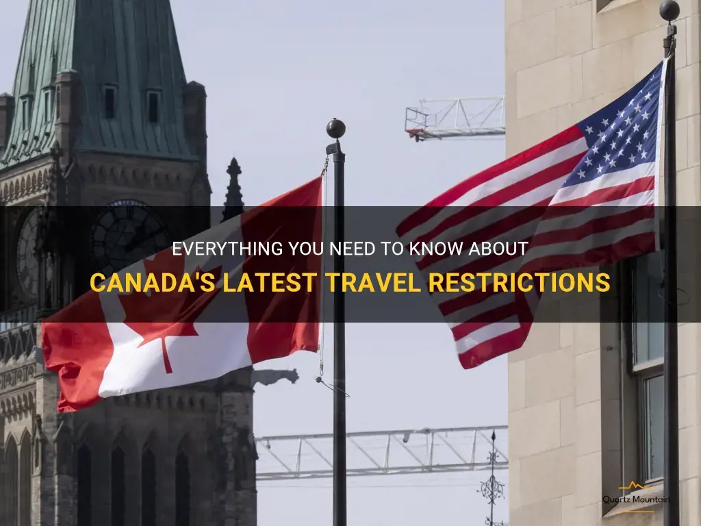 latest travel restrictions to canada