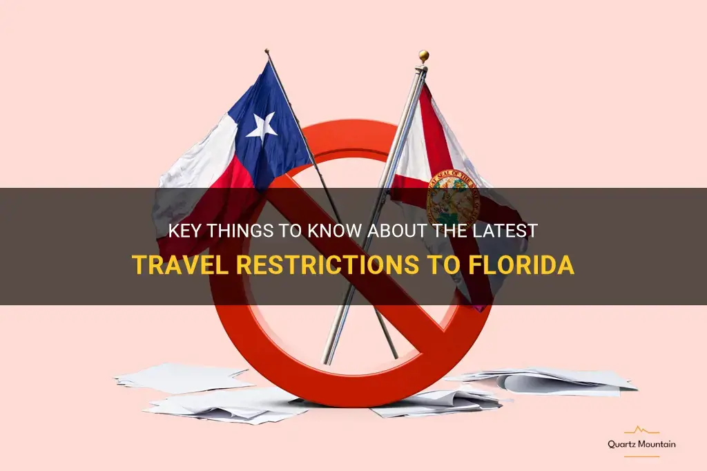 latest travel restrictions to florida
