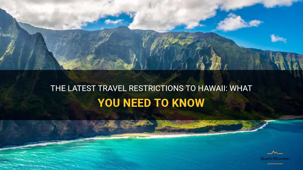 latest travel restrictions to hawaii