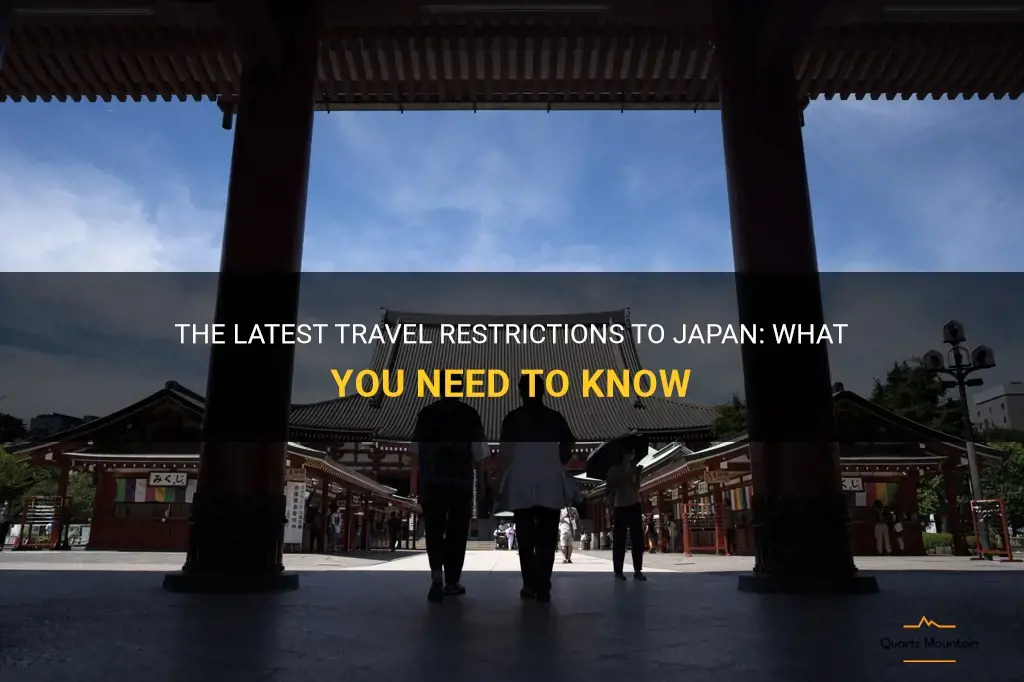 latest travel restrictions to japan