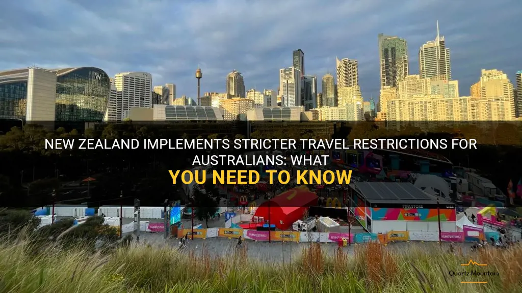latest travel restrictions to nz from australia