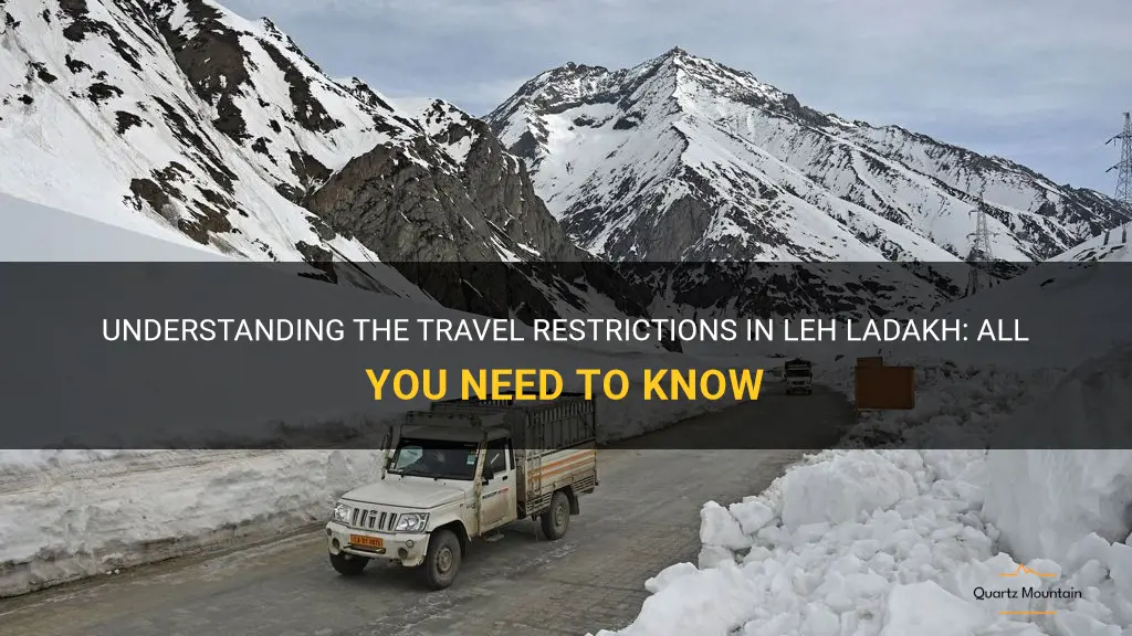 leh ladakh travel restrictions