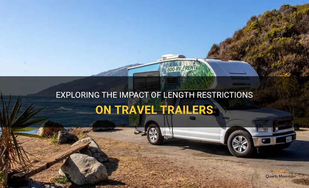 length restrictions on travel trailers