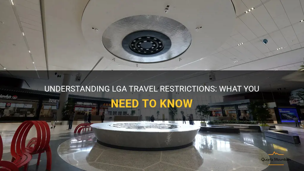 lga travel restrictions