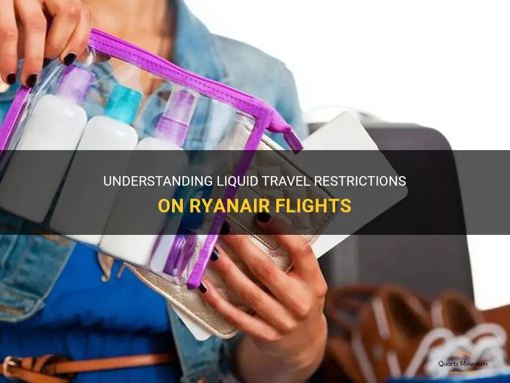 liquid travel restrictions ryanair