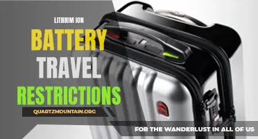 Navigating the Travel Restrictions for Lithium-Ion Batteries