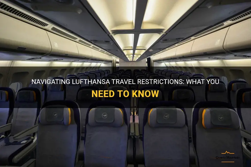lufthansa travel restrictions
