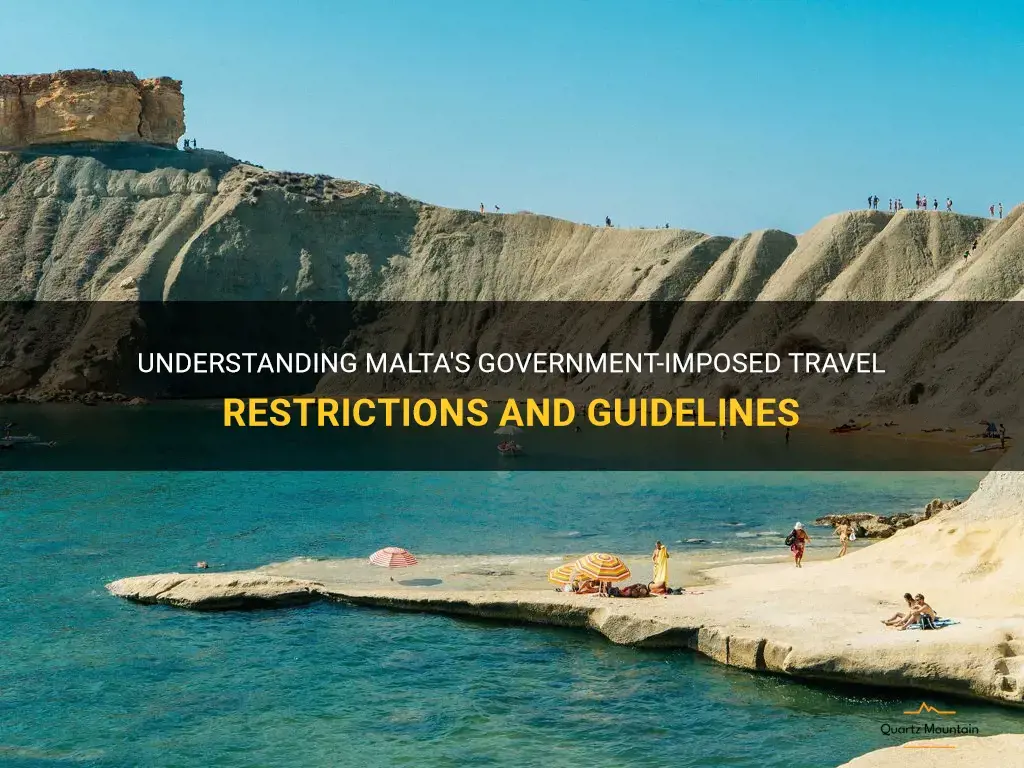 malta government travel restrictions