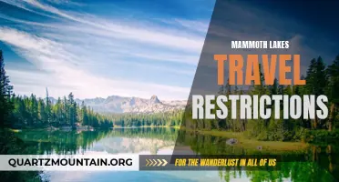 Exploring the Travel Restrictions in Mammoth Lakes: What You Need to Know