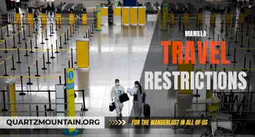 Understanding the Latest Manila Travel Restrictions: What You Need to Know