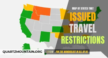 Visualizing the Map of U.S. States Implementing Stringent Travel Restrictions