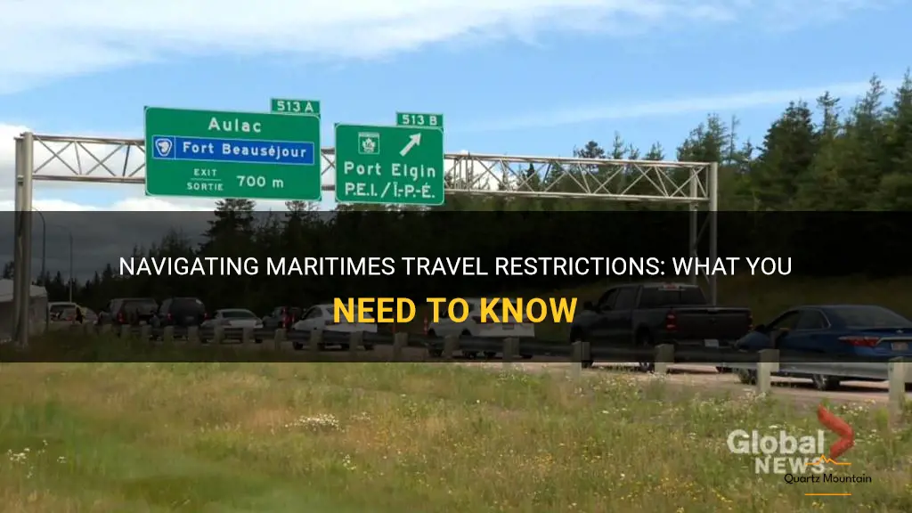 maritimes travel restrictions
