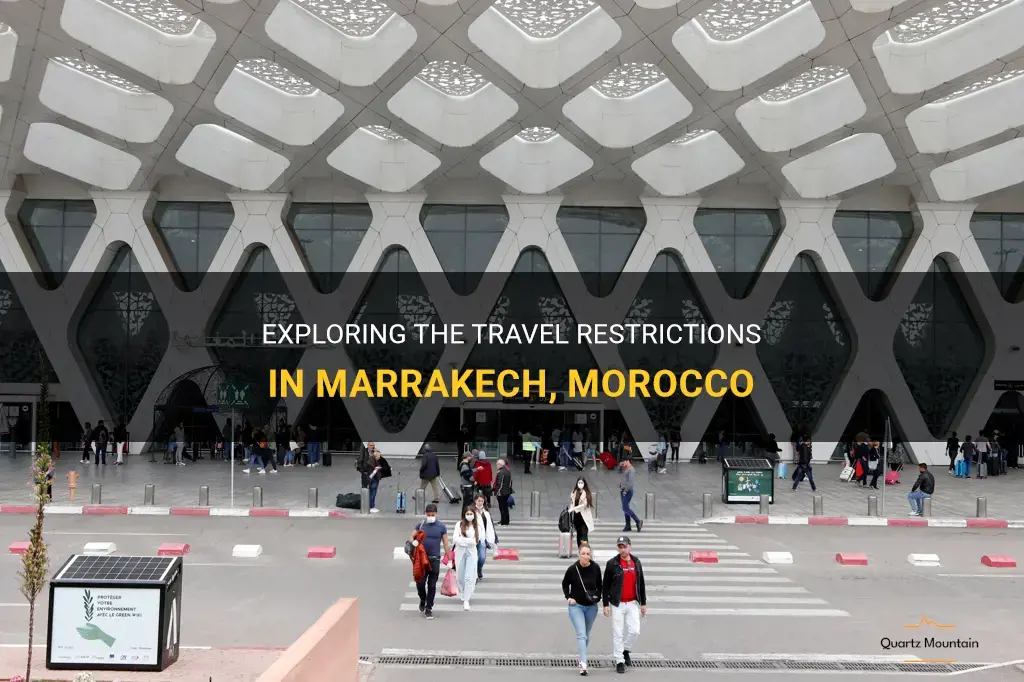 marrakech morocco travel restrictions
