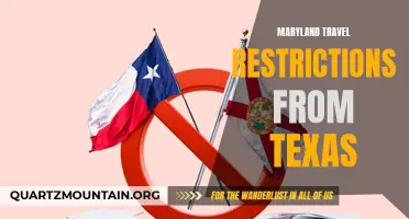 Understanding Maryland's Travel Restrictions for Texas Visitors: What You Need to Know