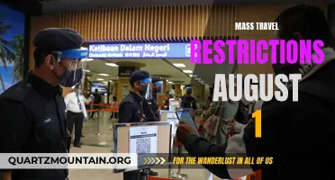 August 1: A New Wave of Mass Travel Restrictions