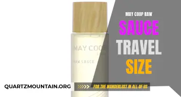 The Benefits of May Coop Raw Sauce Travel Size for On-the-Go Skincare Routine