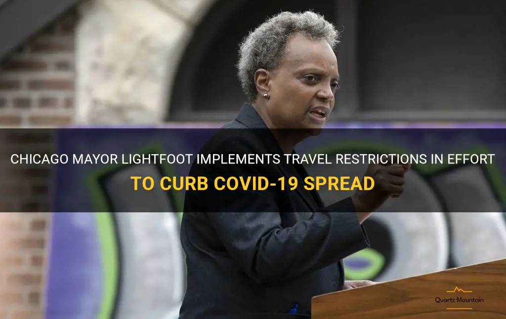 mayor lightfoot travel restrictions