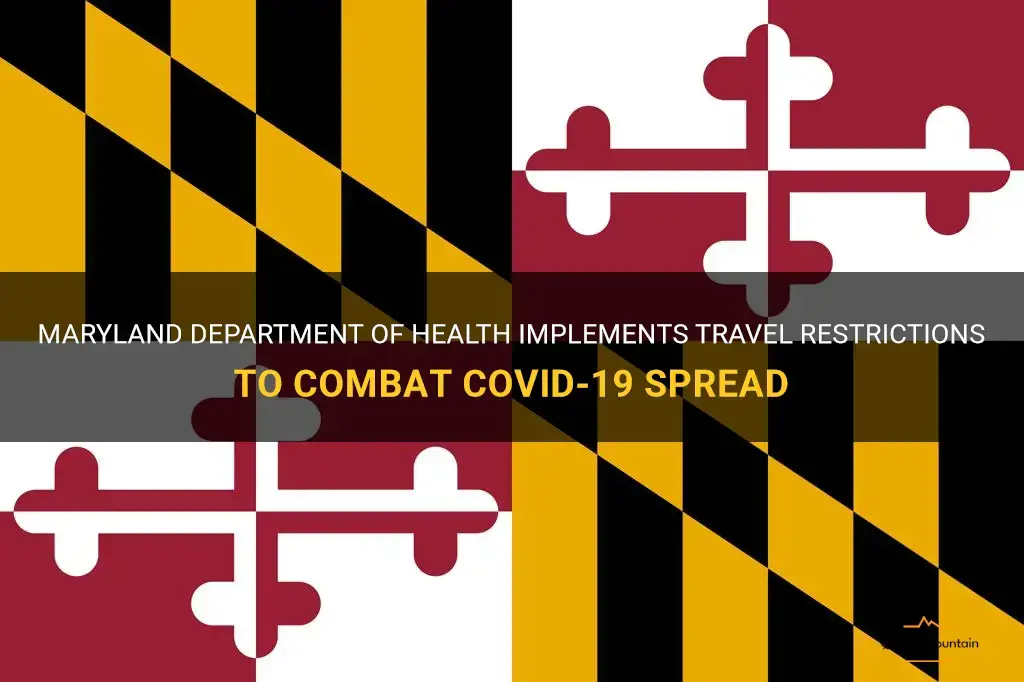 md doh travel restrictions