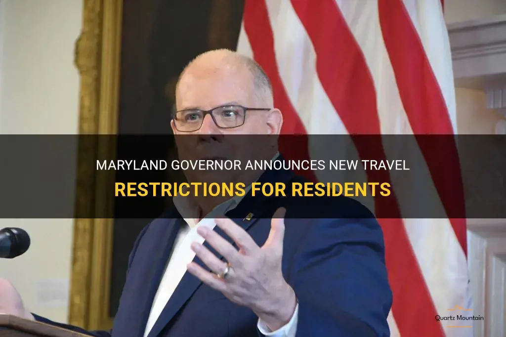 md governor travel restrictions