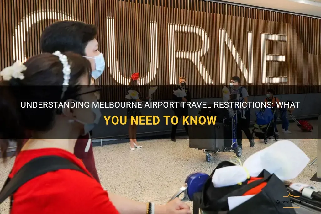 melbourne airport travel restrictions