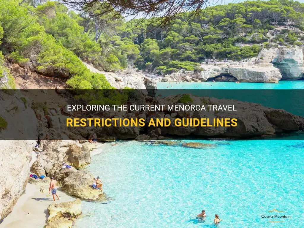 menorca travel restrictions