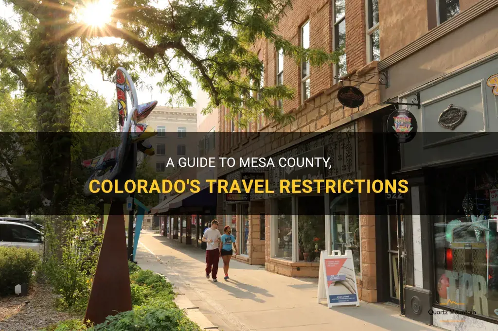 mesa county colorado travel restrictions