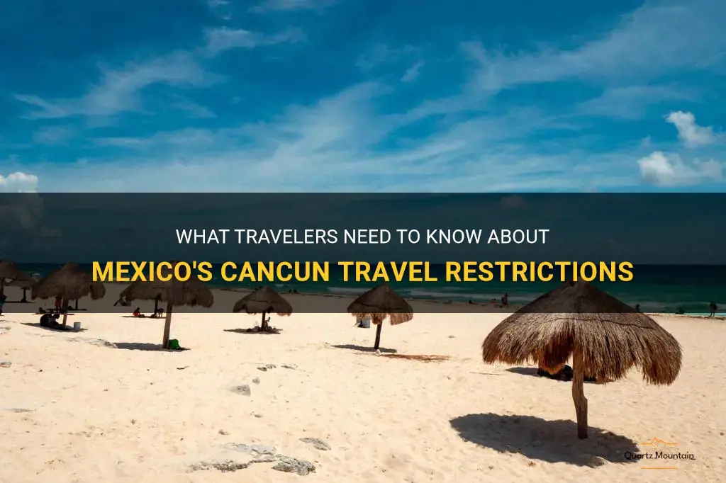 mexico cancun travel restrictions